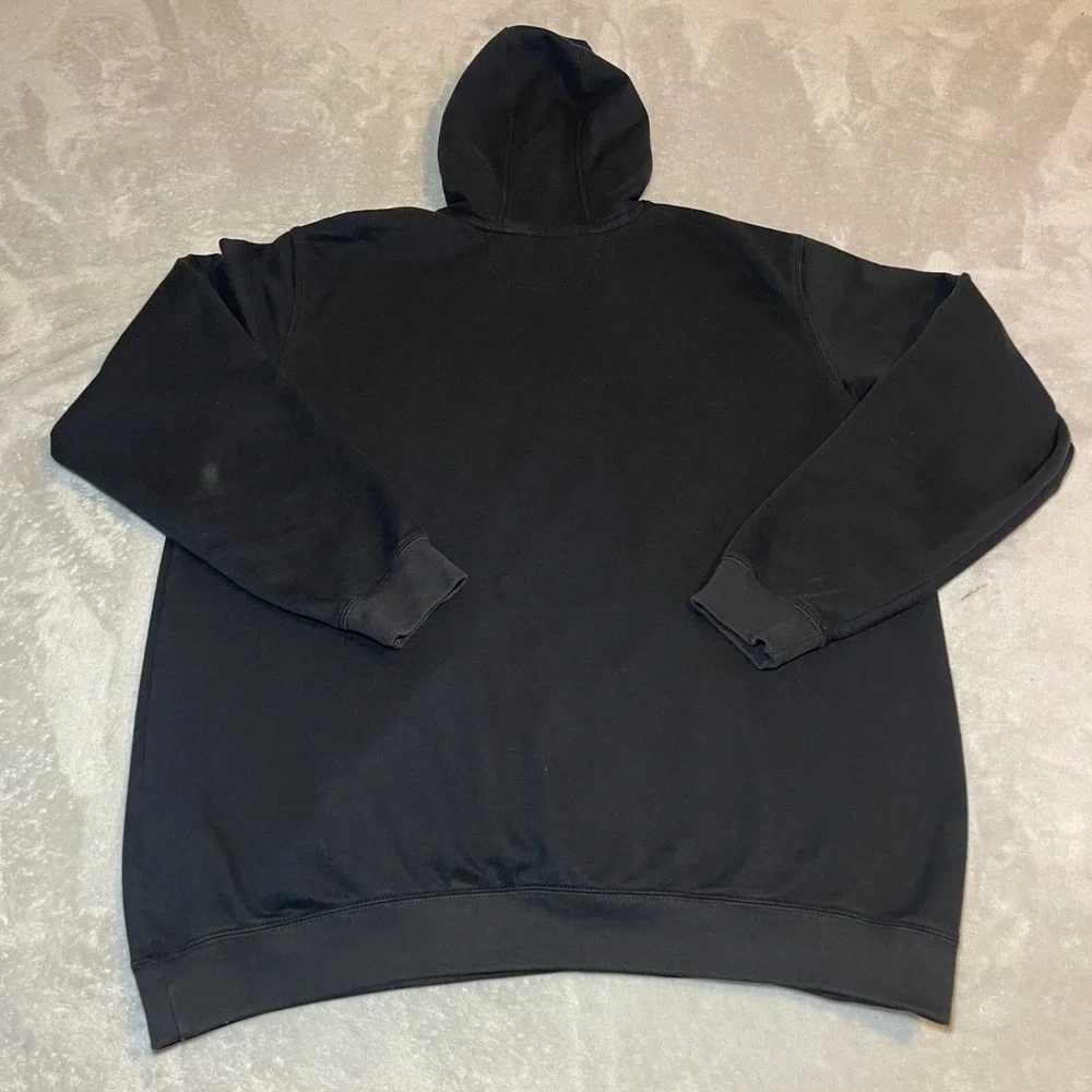 Carhartt Hoodie XL Tall Black K121 Loose Fit Workwear Equipment Share Logo Gym